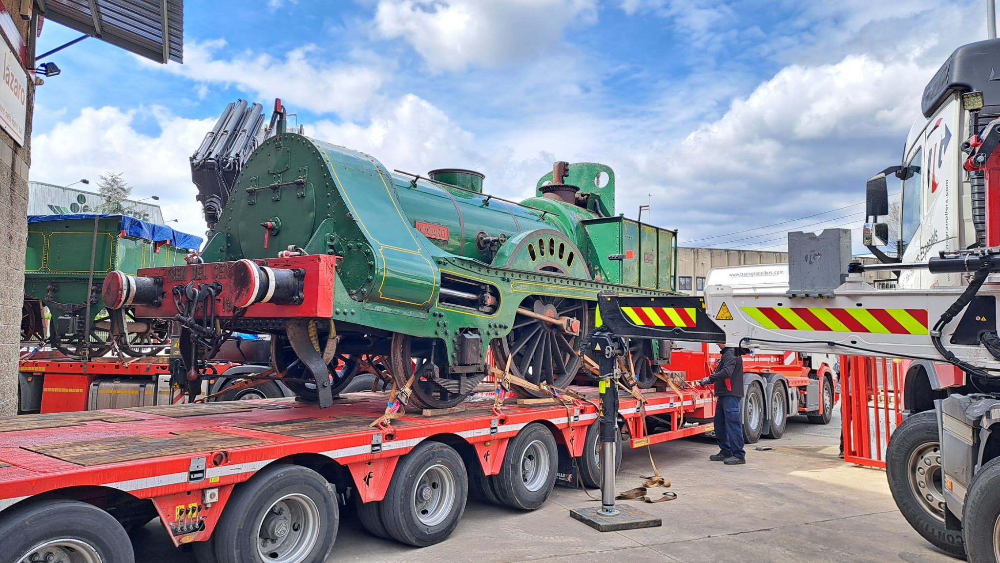 La locomotora Matar passa pel taller per a la seva restauraci